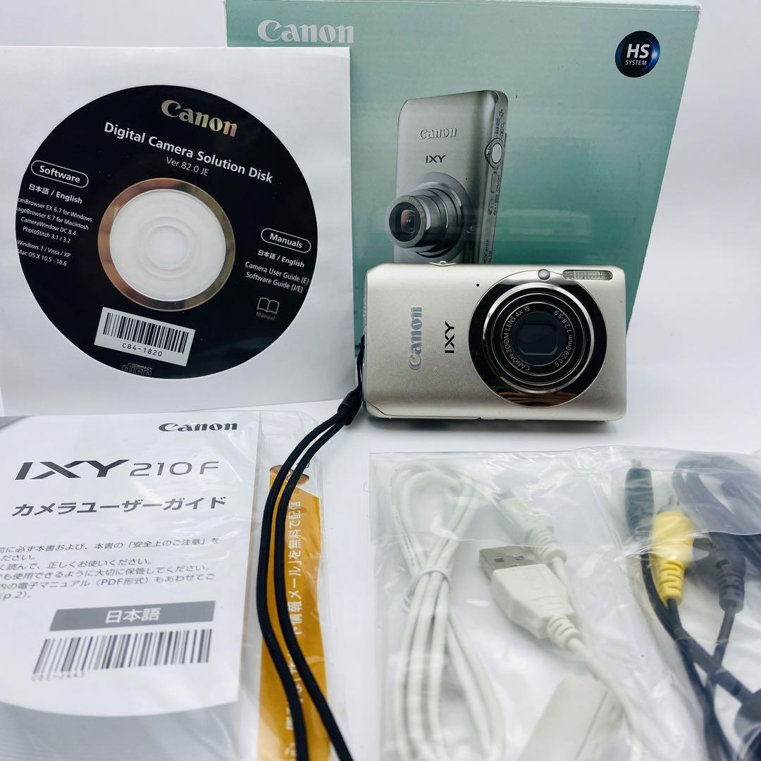 Operation Confirmed Canon Ixy 210F Silver Digital Camera