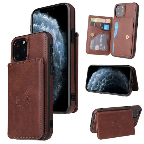 For iPhone 16 15 14 13 12 Pro Max 14Plus PU Leather Card Holder Phone Case Cover - Picture 19 of 24