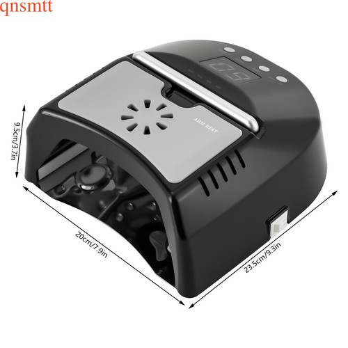 Lampada Asciuga Unghie Ricaricabile per Unghie Gel+Ventilatore 72W Lampada Unghie UV LED Senza Fili - Foto 4 di 20