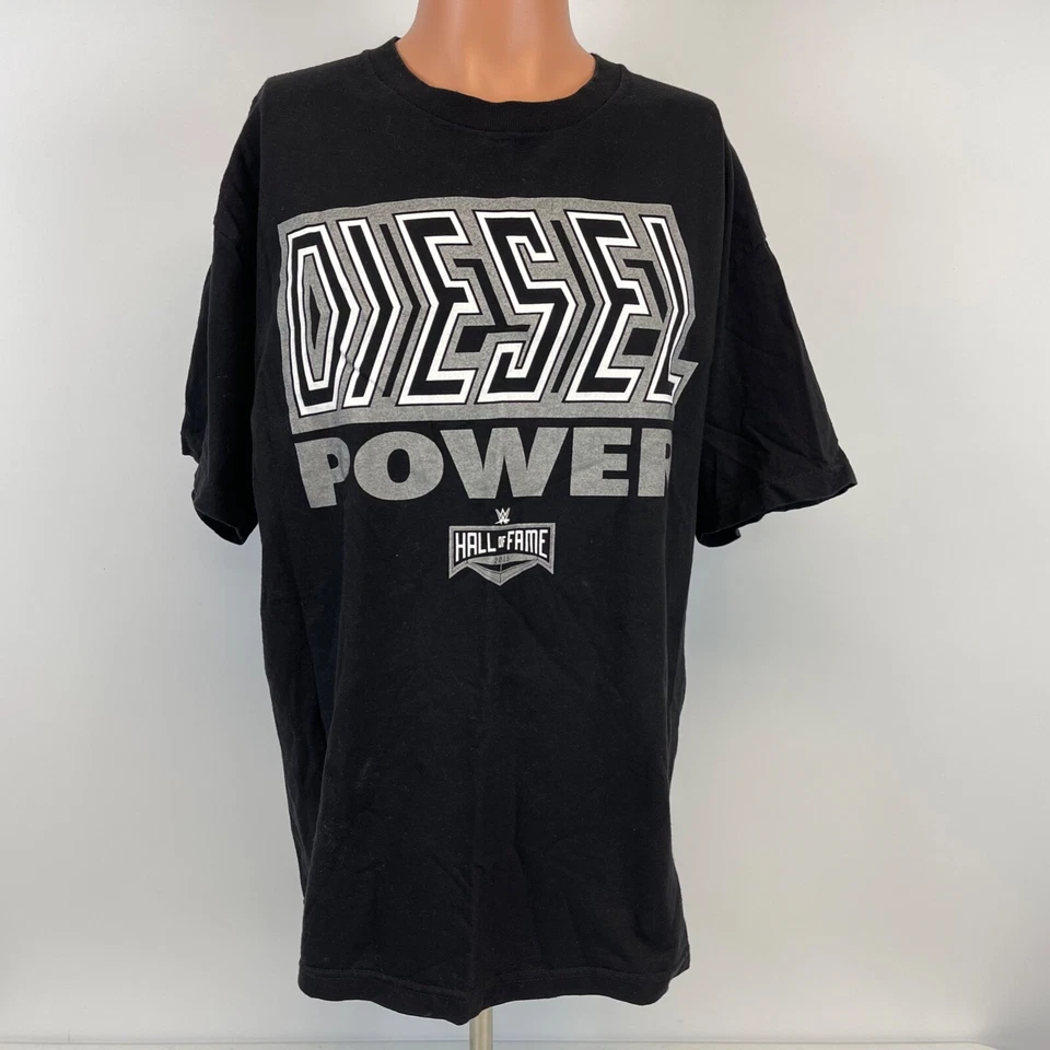 Camiseta WWE Auténtica Diesel Salón de la Fama Inducción 2015 Kevin Nash Wrestling XL Foto 2 de 4