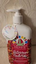 New Hempz Buttercream Vanilla Cake Herbal Body Moisturizer 17 Fl. Oz. 29.99 SRP