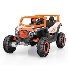 24V children's ride with remote control, 2-seater toy UTV, Bluetooth, LED lights