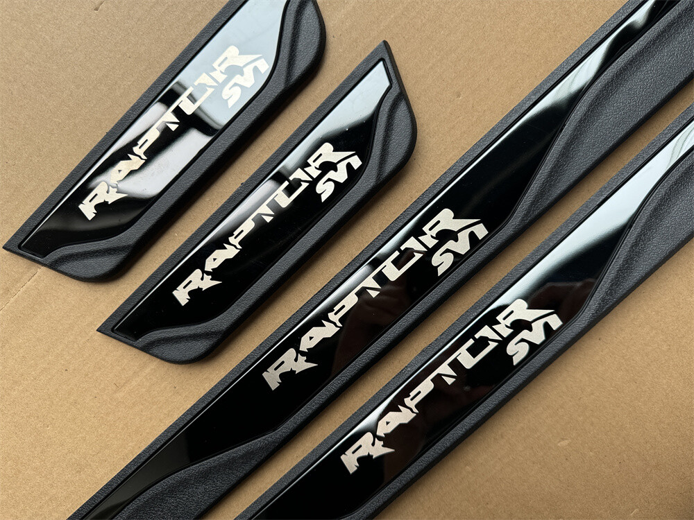 For Ford Raptor Accessories Car Door Sill Cover Scuff Plate Protector Trim SVT