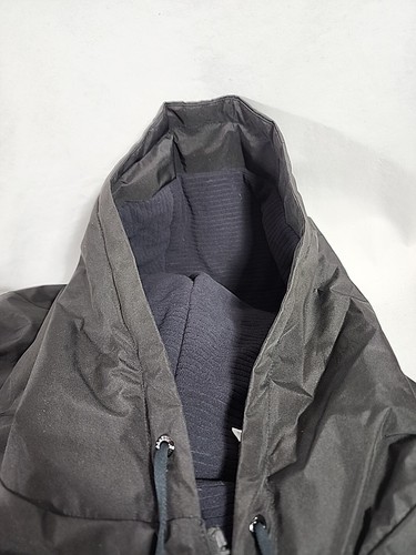 Speedo Unisex Hooded Parka Jacket Large Adult Fleece Lined Black FREE SHIP - Picture 7 of 7