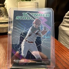2022 Panini Prizm Draft Picks - Mikey Romero Thunder Struck Purple Wave