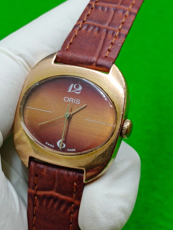 vintage ORIS watch Mechanical Manual Gold Plated - Изображение 4 из 4