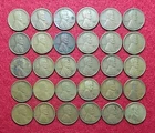 1925 S Lincoln Wheat 1c One Cent Lot Of 30 Coins