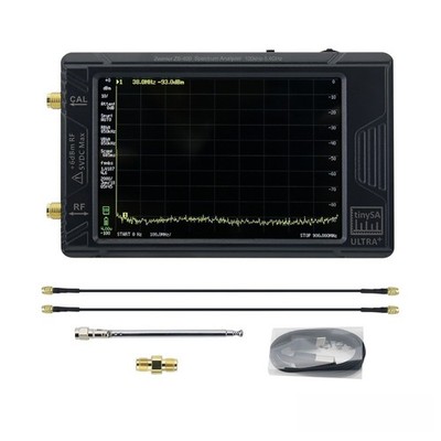 New TinySA ULTRA+ ZS-406 900MHz-5.4GHz Handheld Spectrum Analyzer Touch Screen