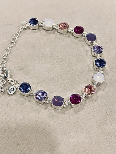 Style Dots Pink Ombré Crystal Bracelet