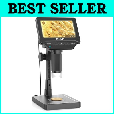 Jewelry Microscope with Weight Scale: Windows/Mac Compatible