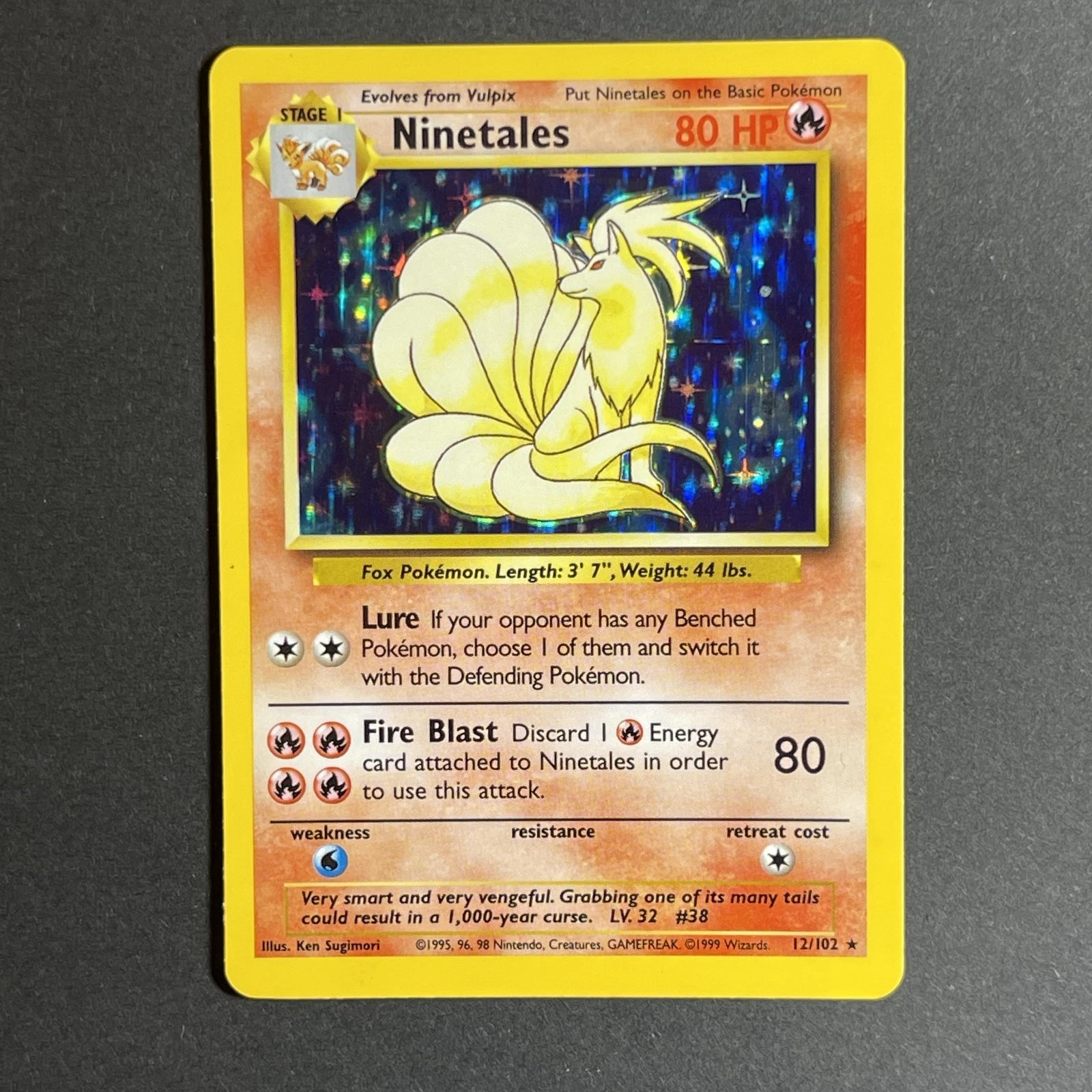 Ninetales - Base #12 Price & Value ($42.22) | PokeScope