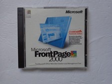 Microsoft FrontPage 2000 2CD ROM for Windows NT Windows 98 case was damaged