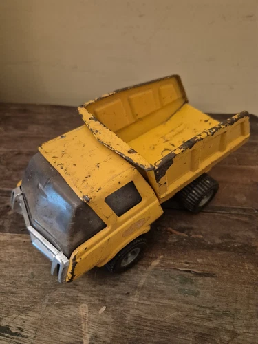 Vintage Tonka Metal Toy Dump Truck Yellow 70's