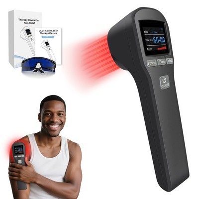 Handheld Cold Laser Therapy System for Back Neck Knee Pain Relief Human Dog Cat