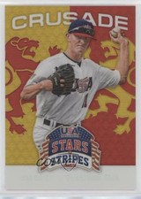 2015 Panini Stars and Stripes Crusade Red 38/99 Max Wotell #74 07rd