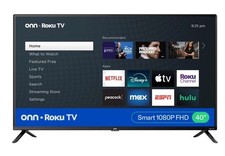 onn. 40  Class FHD LED Roku Smart TV 100058007 