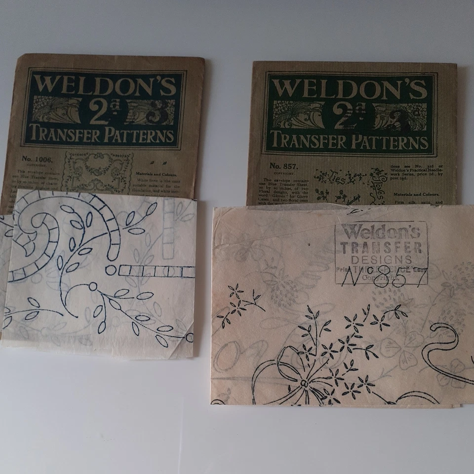 Vintage Embroidery Transfer Bundle Retail Distribution Leaflet Packet x100 sheet - Image 4 of 4