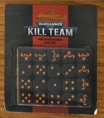 Kill Team: Ork Kommandos Dice Set English Games Workshop