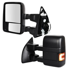 Tow Mirrors Turn Signal Manual For 1999-2016 Ford F250 F350 Super Duty Truck