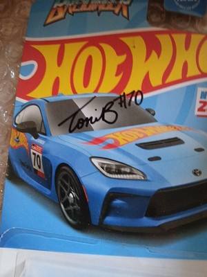 2024 Autographed Toni Breidinger  Hot Wheels 164 #70 Diecast
