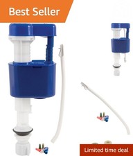Complete Toilet Fill Valve Replacement Kit - Quiet Operation Powerful Flush