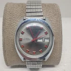 Vintage 1972 Men's Timex 34mm Marlin Wristwatch 26950 2772 Chrome Plated Case
