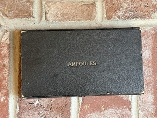 Antique Medical Ampoule Set Display Only