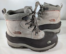 The North Face Winter Primaloft Grey & Black Insulated Winter Snow Boot UK 8