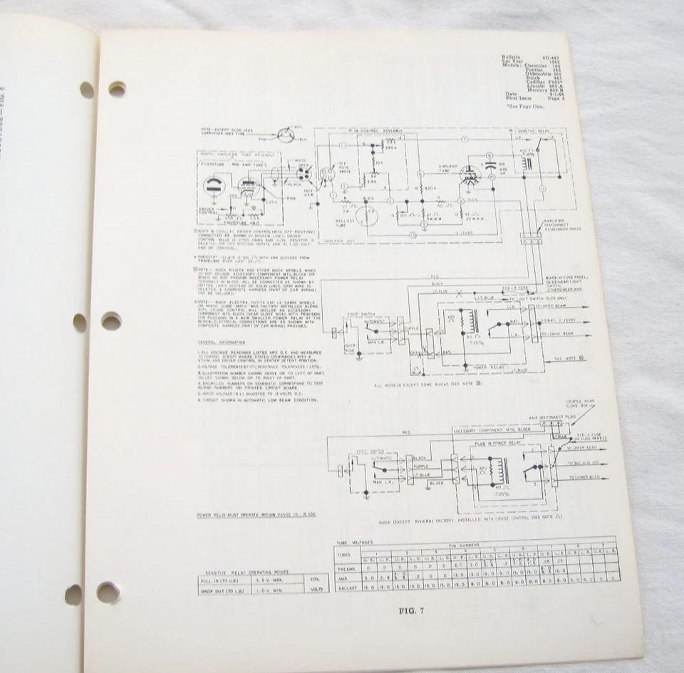 Impala Cadillac Grand Prix 1965 original GM Guide-Matic información de servicio/reparación nuevo en stock Foto 4 de 4