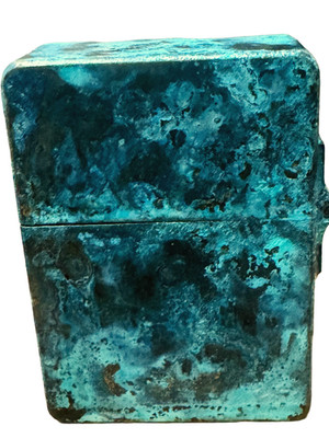 Shipwreck Lighter: The  Sunken Treasure -CNC Solid Brass. Custom fit Zippo.
