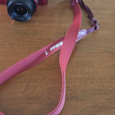 Nikon 1 J1 Red Camera Zoom Lens Kit 10-30mm in Box w/ Bag Case