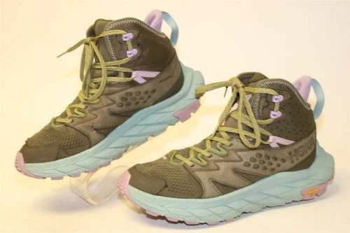 Hoka One One Anacapa Breeze Mid Run Hike Womens Size 9.5 B 42 Boots 1134506 DOAG