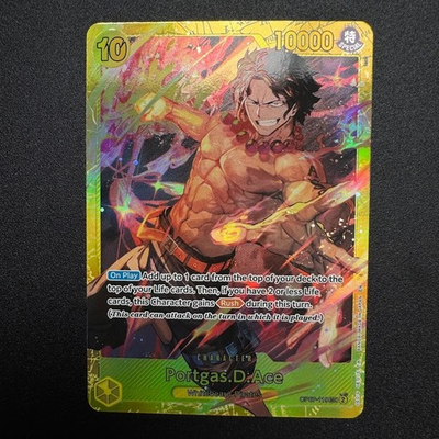 #ad #ad Portgas.D.Ace OP07 119 SEC One Piece TCG English Near Mint Foil Secret Rare $13.34