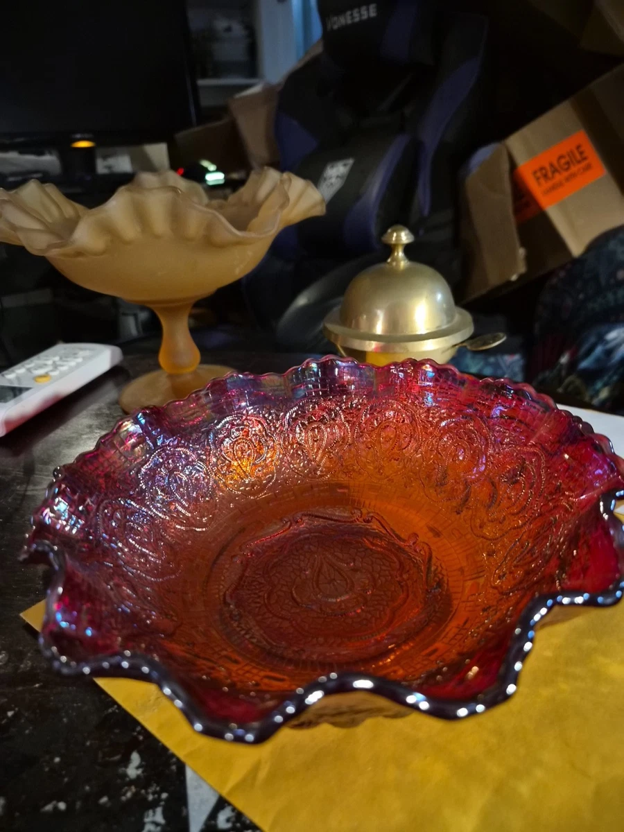 Fenton Red Carnival Glass products for sale | eBay