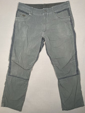 Kuhl Radikl Outdoor Hiking 7 Pocket Gray Pants - Men Size 36 X 30