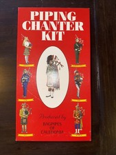 NEW Piping Chanter Kit By Bagpipes Of Caledonia Scotland Book CD for Beginners