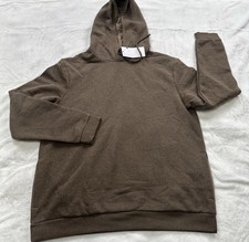 Goodfellow Hoodie Sweater Sweatshirt Men  s Large Brown Drawstring Hood Pockets