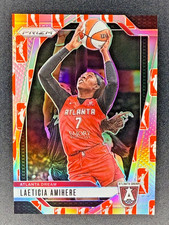 LAETICIA AMIHERE, 2024 WNBA Prizm BASKETBALL WNBA Logo Prizm, Atlanta Dream🔥
