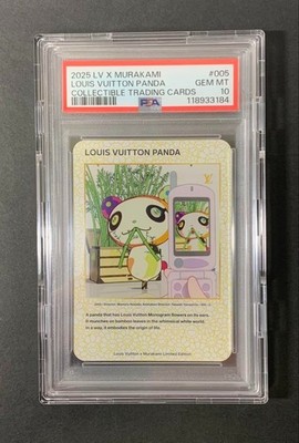 PSA 10 Louis Vuitton x Takashi Murakami Collaboration Trading Card