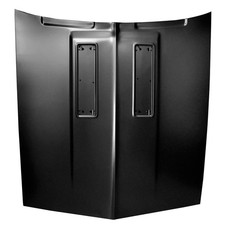 1967 1968 1969 Chevy Camaro Ss Hood Panel Black Edp Steel New Dii 1069