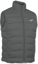 Joma Gilet Trapuntato Bambini, Urban Gilet, Gilet Caldo Grigio/Antracite 5-6 Anni 116cm