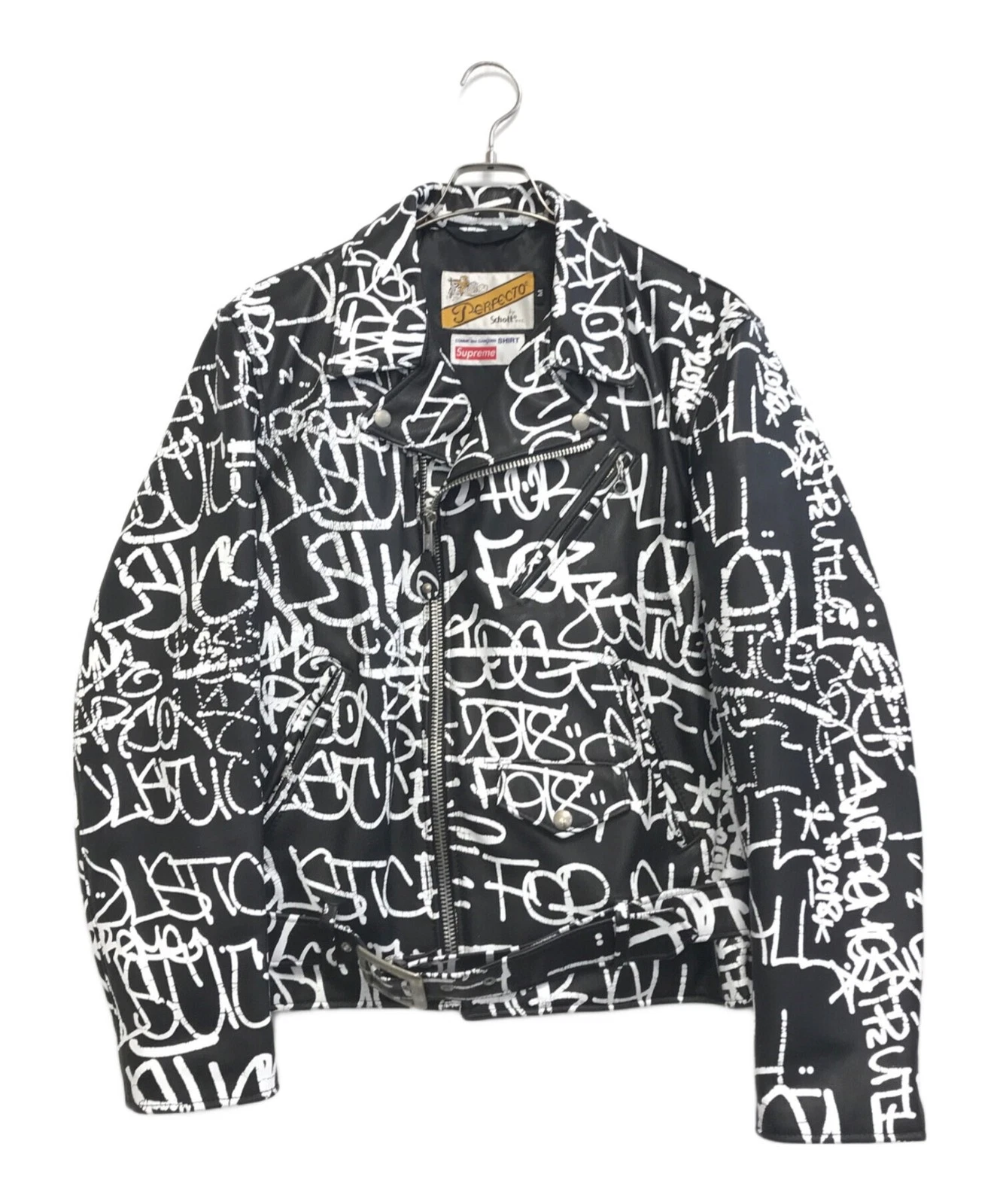 Veste en cuir Supreme taille M FWe54
