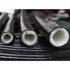 Tubo protector térmico protector térmico funda de fibra de vidrio de silicona 4-130 mm 3 colores