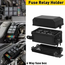 1PCS Relay Fuse Box 6 Block Relay ATC/ATO Universal 6 Fuses Car Auto Accessories