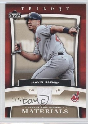 2005 Trilogy Generations Present Gold Materials 12/25 Travis Hafner #PR-HA 0a1