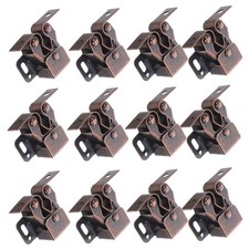 12 Sets Spring Loaded Cabinet Latches Double Roller Catch Lock Hardware