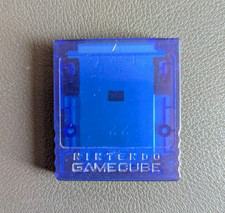 Pokemon Box Clear Blue  Red Nintendo GameCube Memory Card 59 DOL-008 - Tested