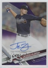 2017 Topps Chrome Rookie Purple Refractor /250 Jason Hursh #RA-JHU Auto 08jk