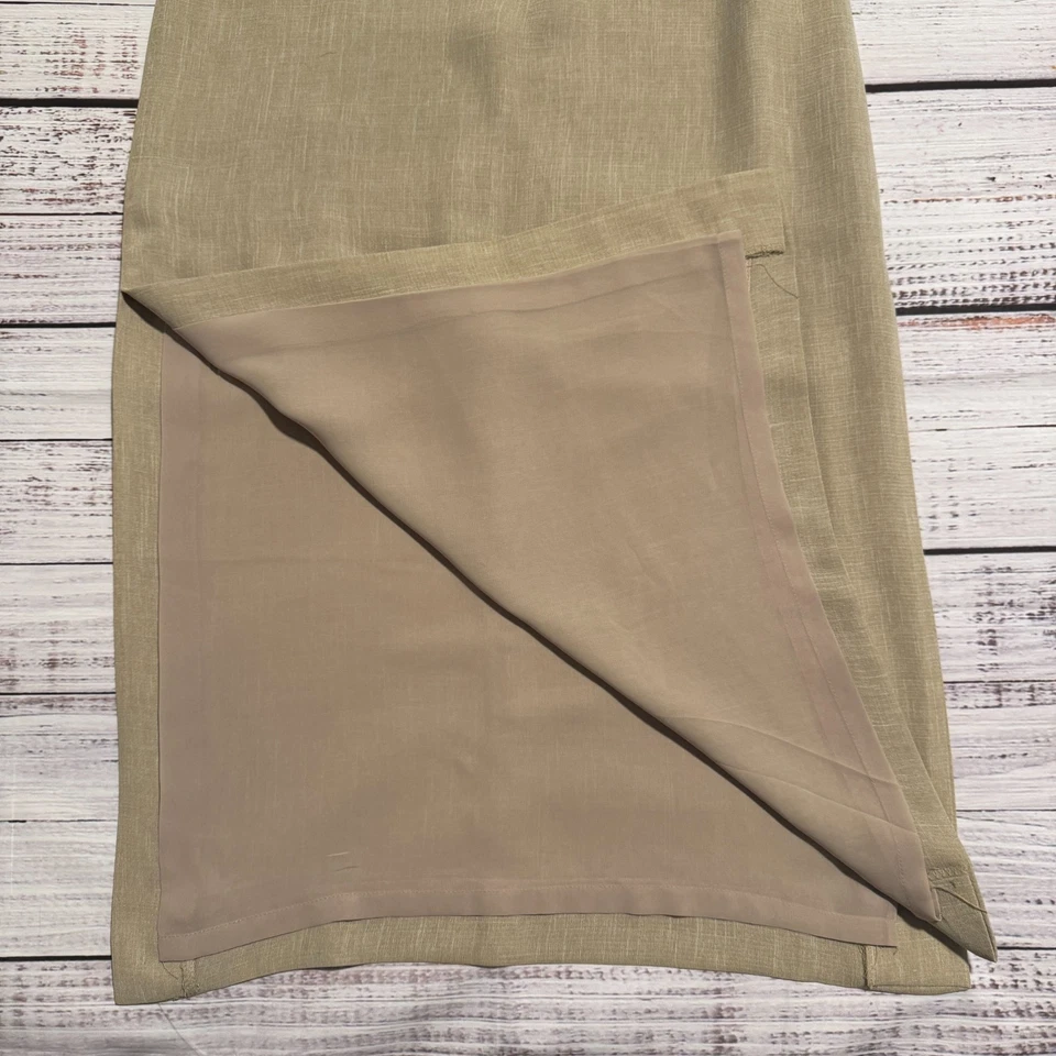 Vestido Falda Traje Top Ann Taylor 2 Piezas Beige Pequeño Para Mujer Talla 8 P Foto 4 de 4