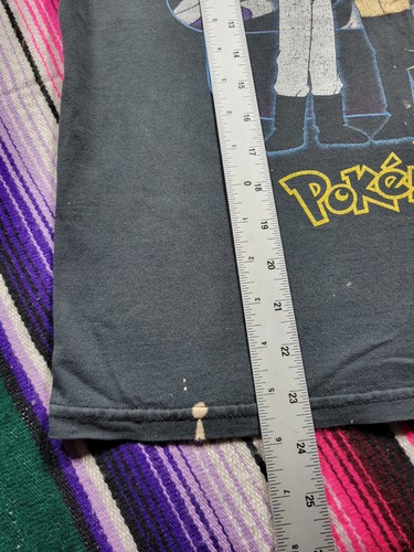 Vintage Pokemon Team Rocket Jessie James Meowth 1999 Nintendo T-Shirt Size Youth - Picture 10 of 10